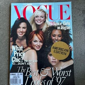 Vogue US January 1998 Magazine – Vintage 90s